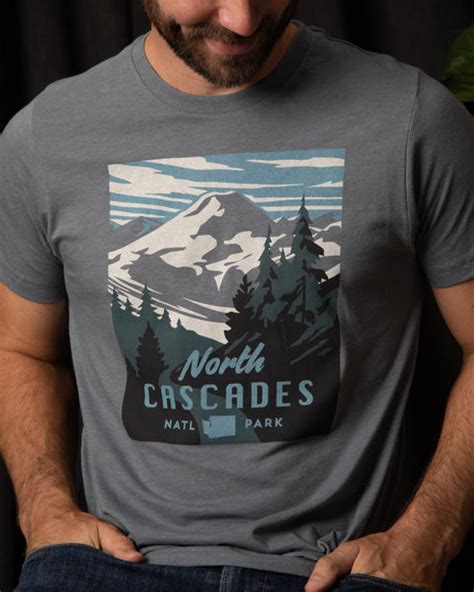 North Cascades National Park Unisex Short Sleeve Tee The Landmark Project