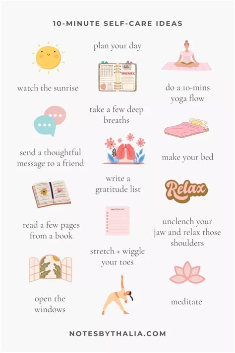 81 Ways To Practice Self Care In 10 Minutes Or Less Artofit