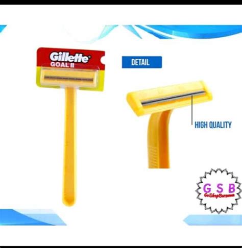 Gillette Goal Ii Alat Pisau Cukur Kumis Gillette Gaol Original Pisau