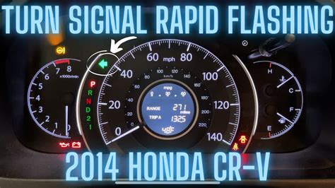 How To Fix Honda Cr V Turn Signal Flashing Rapidly Youtube