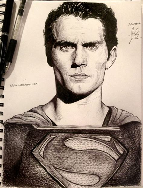 Man Of Steel Drawing At Explore Collection Of Man