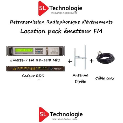 Bundle Metteur Fm Sl Technologie