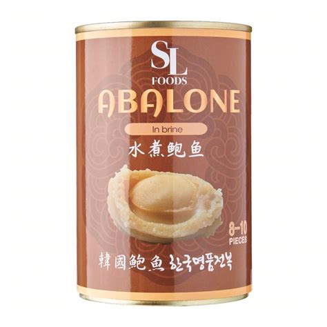 Korean Premium Sl Foods Canned Abalone In Brine Food And Drinks