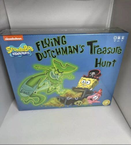 Nickelodeon Spongebob Flying Dutchmans Treasure Hunt Board Game Rare