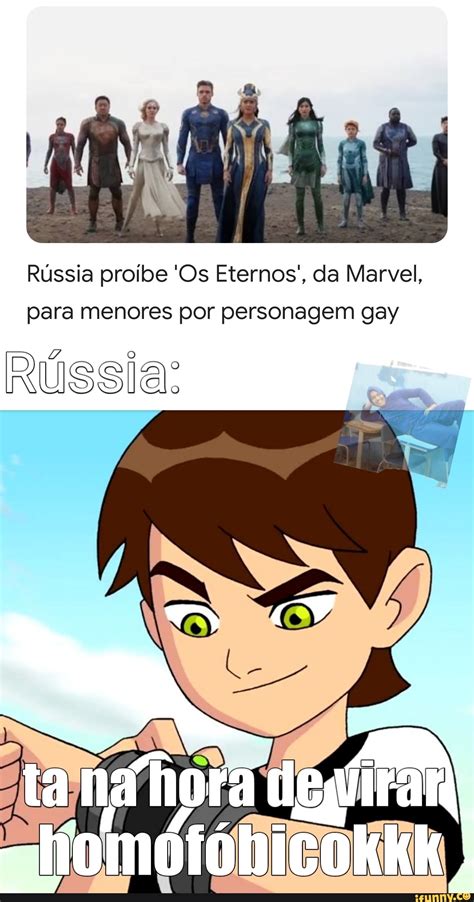 Rússia proibe Os Eternos da Marvel para menores por personagem gay Rússia ta iFunny Brazil