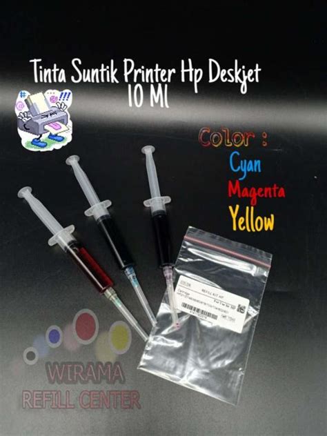 Refiil Kit Tinta Suntik Printer Hp Deskjet Ml Color Lazada Indonesia