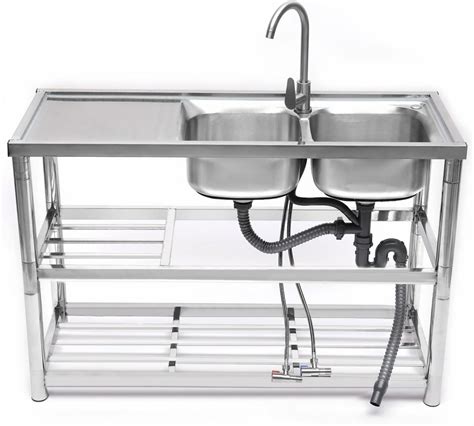 Stainless Steel Double Bowl Commercial Kitchen Sink Philippines Ubuy