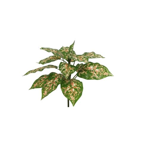 Cespuglio Di Aglaonema Artificiale Pink Cm Verdevip