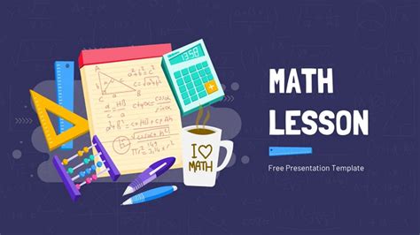 Math Lesson Presentation | Free PowerPoint & Google Slides Templates