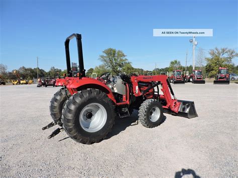 2015 Mahindra 2555 4wd Tractor With Loader 55 Horsepower