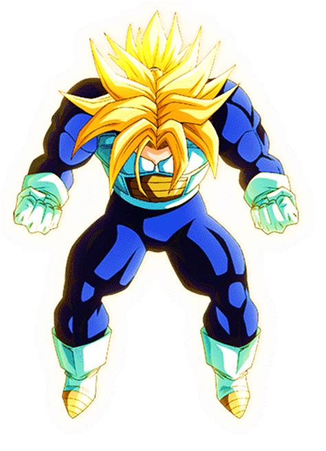 Super Saiyan Grade 2 Future Trunks Dokkan Render By Princeofdbzgames On