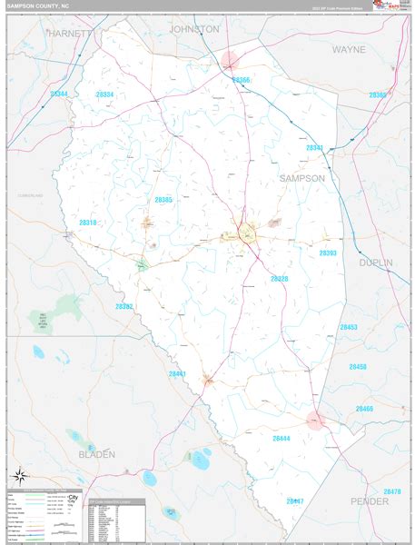 Sampson County, NC Map Book - Premium