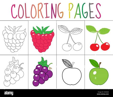 Color The Fruits Worksheet