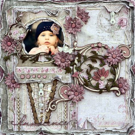 Innocence Maja Design Beautiful Scrapbook Layouts Scrapbook