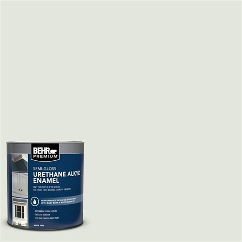 Behr Premium Qt Bl W Whispering Waterfall Semi Gloss Enamel