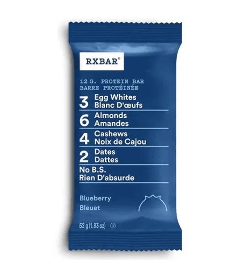 Buy Rxbar Protein Bar 12 G Blueberry For 4099 Cad Vitasave