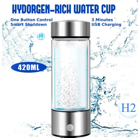 Hydrogen Generator Cup Water Filter Ml Alkaline Maker Hydrogen Rich