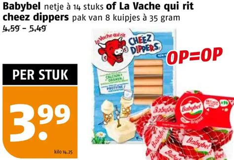 Babybel Of La Vache Qui Rit Cheez Dippers Aanbieding Bij Poiesz