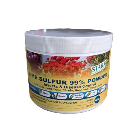 Lime Sulfur Sulphur 99 Pesticide And Fungicide Powder 400g Noah