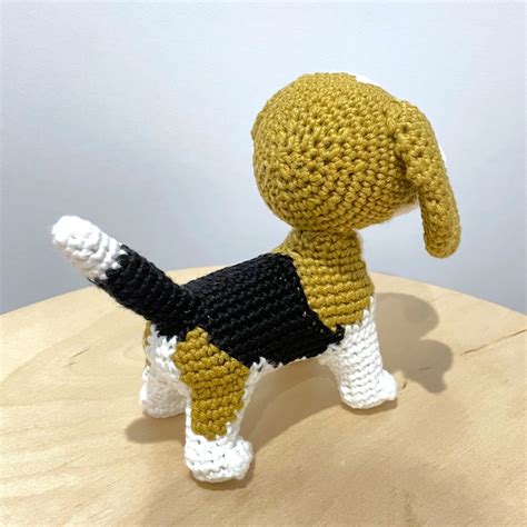 Crochet Pattern Beagle Dog Amigurumi Etsy