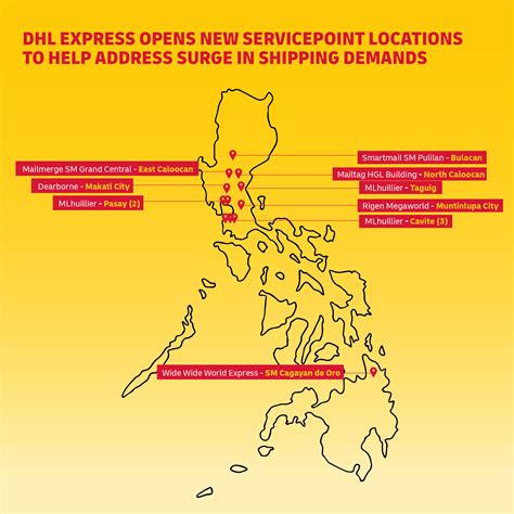 Dhl Express Opens New Service Points In The Philippines To Help Address