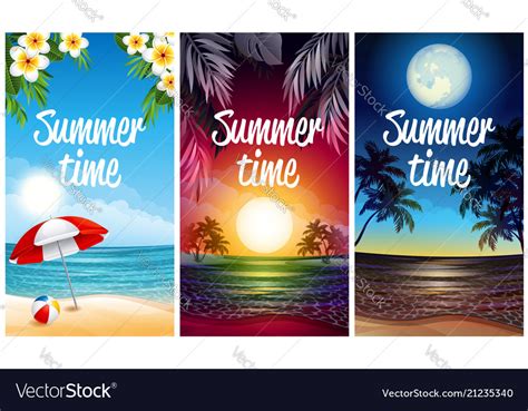 Beach Party Banner Royalty Free Vector Image Vectorstock