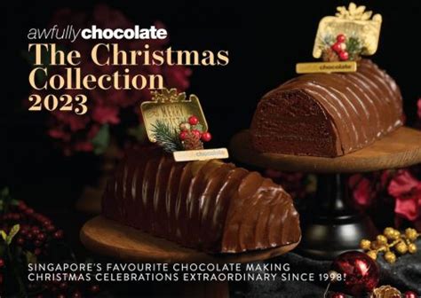 20 Dec 2023 Onward Awfully Chocolate All Chocolate Log Cake Promo SG