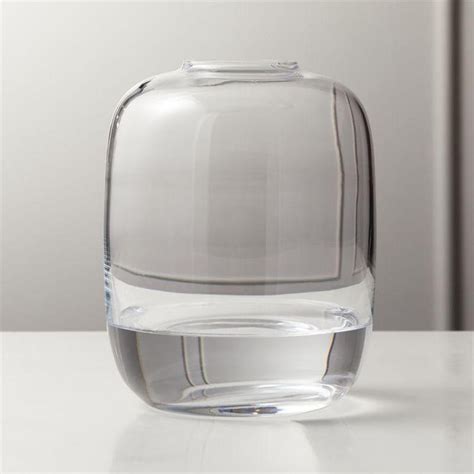 Dixon Rounded Clear Glass Vase