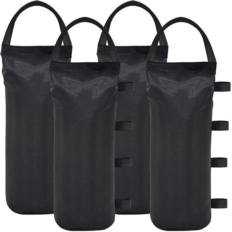 4 Pcs Extra Large Heavy Duty Canopy Weights Sand Bags For Ez Pop Up Canopy Tent Gazebo Outdoor