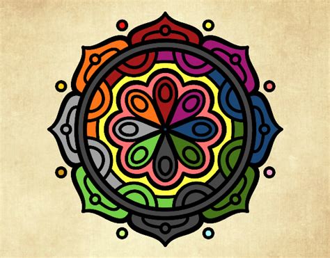 Dibujo de Mandala para meditar pintado por en Dibujos net el día 29 07