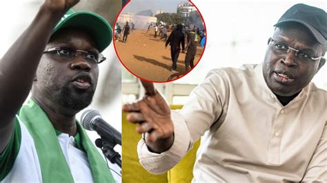 Affrontement Entre Militants D Ousmane Sonko Et Taxawu S N Gal Les