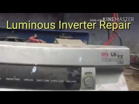 LUMINOUS Inverter Repair Skill Development YouTube