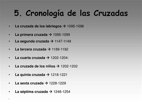 Ppt Las Cruzadas Powerpoint Presentation Free Download Id 5826772