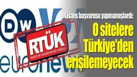 Amerikanın Sesi ve Deutche Welle Türkçe erişime engellendi Lisans