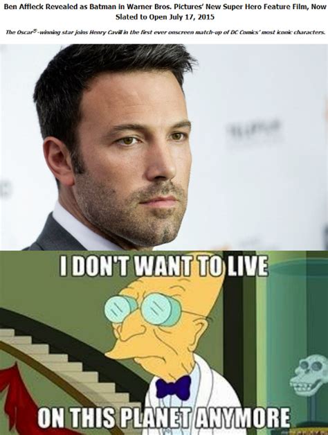 Ben Affleck Cast As Batman Memes Play Irelands Technology News Service