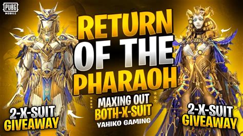 Pharaoh X Suit Crate Opening Iridescence X Suit Crate Opening PUBG