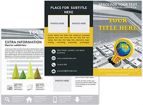 20 Computer Brochures Word Psd Ai Eps Apple Pages