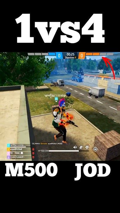 Jod😈🥵1vs4🤡🤡jod🔥🔥 Gameplay 🥵🥵 Free Fire Video 😱😱shorts Freefire Youtube