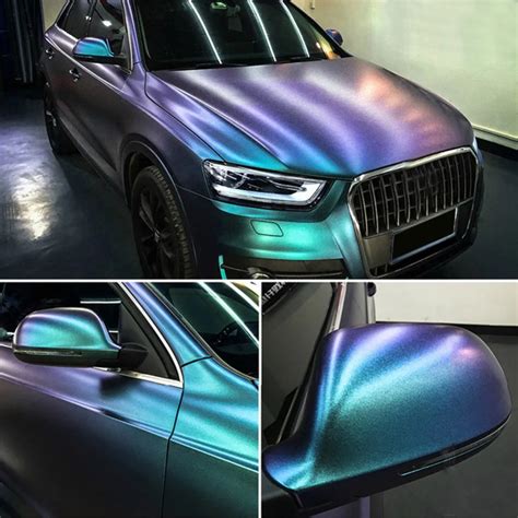 M Glossy Car Sticker Diy Car Body Film Chameleon Vinyl Sticker