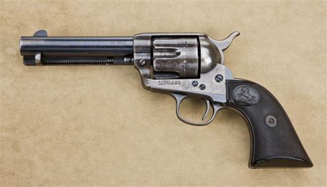 Colt Saa Revolver 41 Cal 4 34” Barrel Blue And Case Hardened