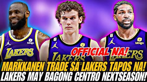 BLOCKBUSTER TRADE TAPOS NA LAURI MARKKANEN KAPALIT TATLONG FIRST ROUND