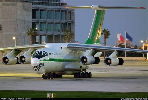 5A DRS Libyan Air Force Ilyushin Il 76 Photo By Braden Coleiro ID