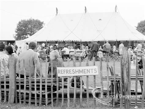 Dagenham Town Show 1969 Showing Refreshments Stand In Main Marquee