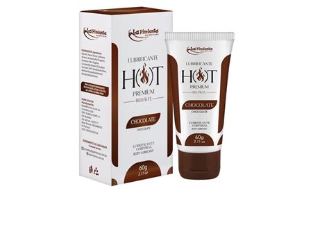 Hot Premium Lubrificante Térmico Beijável 60g Chocolate Naju Sex