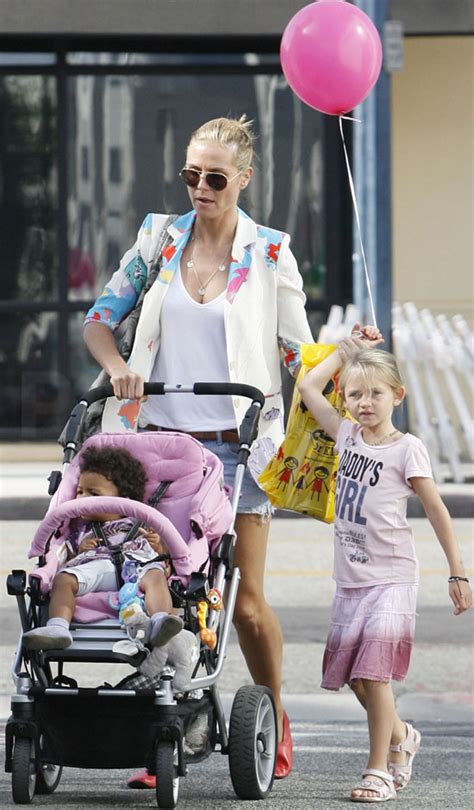 Pictures of Heidi Klum, Leni Samuel, and Lou Samuel in LA | POPSUGAR Celebrity