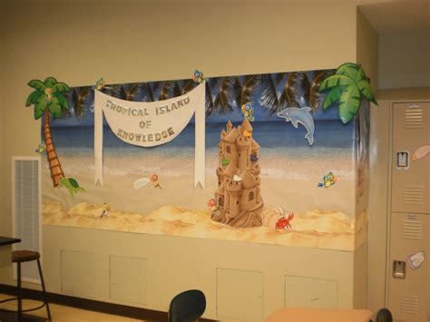 Tropical Bulletin Board Classroom Decorations Ra Ideas Classroom Decor