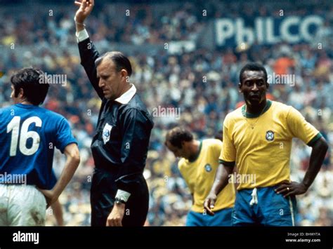 World Cup Final 1970 Brazil 4 Italy 1 Azteca Hi Res Stock Photography