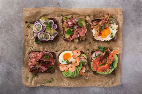 What Is a Danish Smørrebrød, an Open-Faced Rye Sandwich