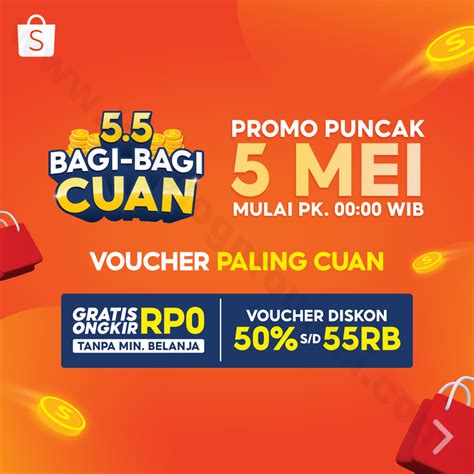 Shopee Bagi Bagi Cuan Diskon Paling Cuan Dan Voucher Paling Cuan