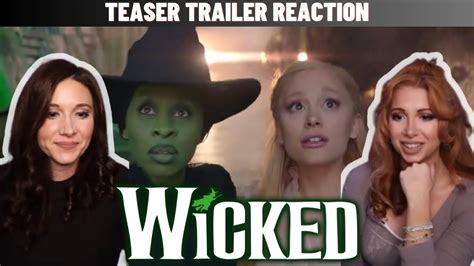 Wicked 2024 Official Teaser Reaction YouTube